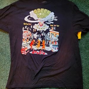 Green day vintage tee sz large